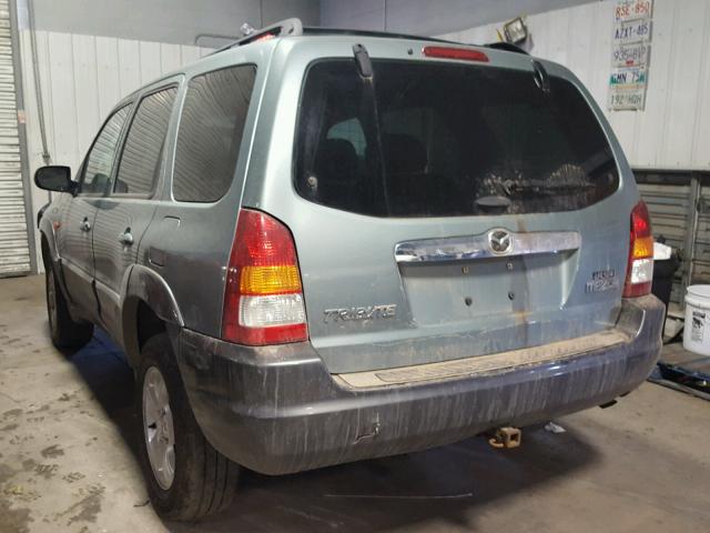 4F2CZ96174KM04415 - 2004 MAZDA TRIBUTE ES 青色 照片 3