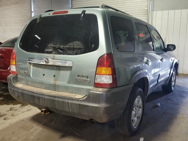 4F2CZ96174KM04415 - 2004 MAZDA TRIBUTE ES TEAL photo 4