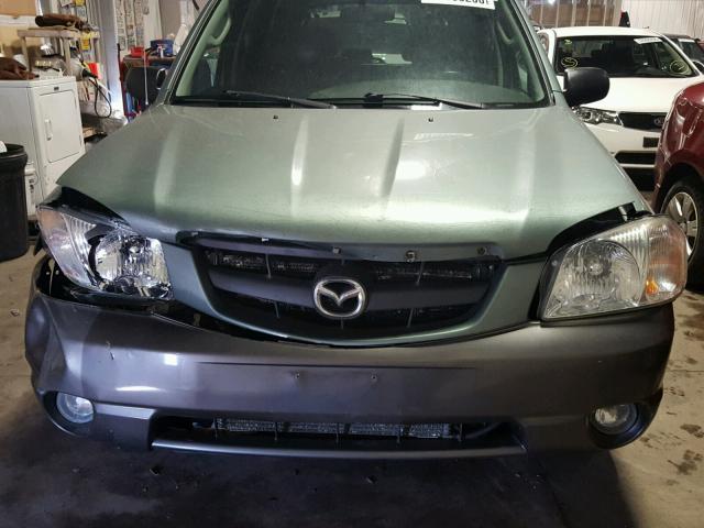 4F2CZ96174KM04415 - 2004 MAZDA TRIBUTE ES TEAL photo 9