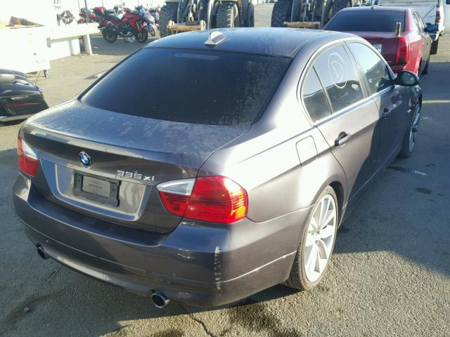 WBAVD53588A283877 - 2008 BMW 335 XI CHARCOAL photo 4