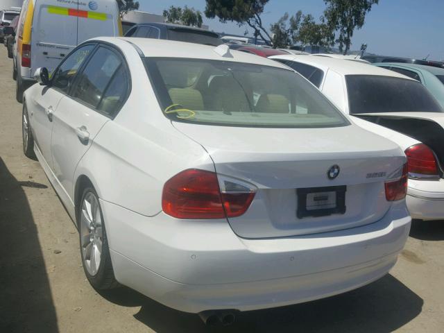 WBAVB17556NK40662 - 2006 BMW 325 I AUTO WHITE photo 3