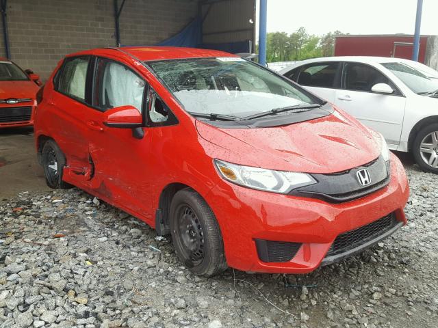 JHMGK5H55HS020409 - 2017 HONDA FIT LX RED photo 1