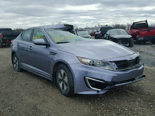 KNAGM6AD1C5026168 - 2012 KIA OPTIMA HYB BLUE photo 1