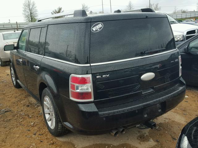 2FMGK5CC0CBD04553 - 2012 FORD FLEX SEL Սև լուսանկար 3