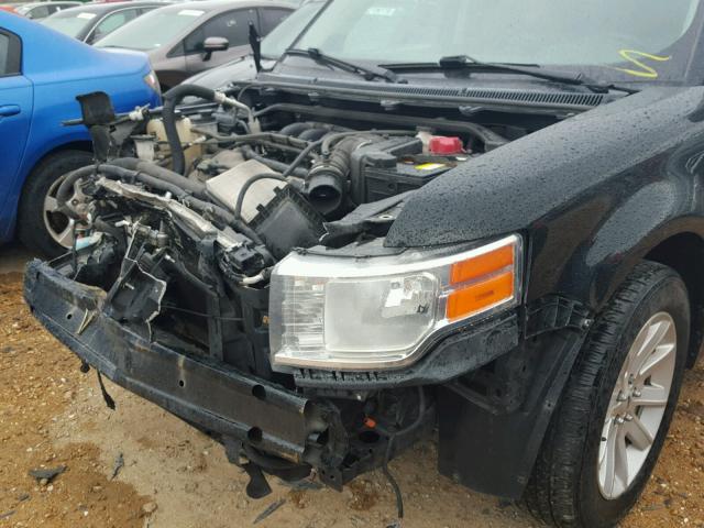 2FMGK5CC0CBD04553 - 2012 FORD FLEX SEL Սև լուսանկար 9