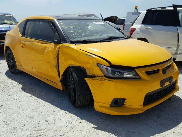 JTKJF5C75C3024332 - 2012 TOYOTA SCION TC 黄色 照片 1