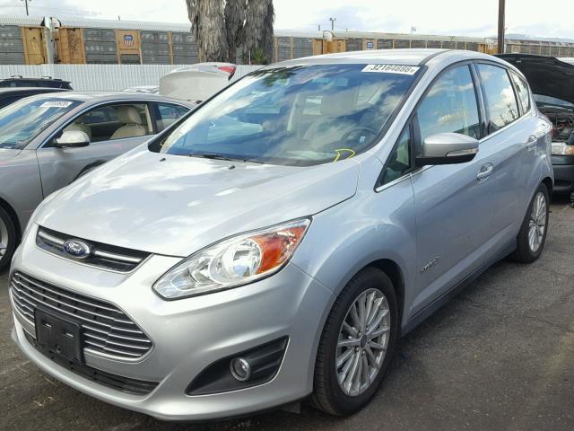 1FADP5BU5DL523678 - 2013 FORD C-MAX SEL SILVER photo 2