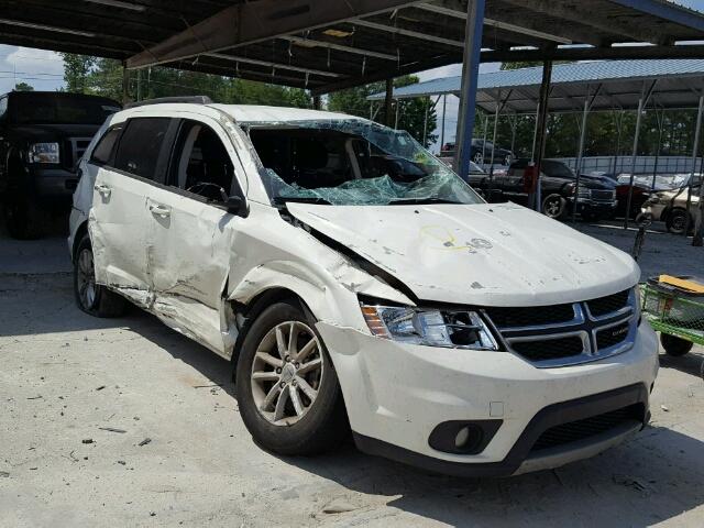 3C4PDCBG0ET296811 - 2014 DODGE JOURNEY SX WHITE photo 1