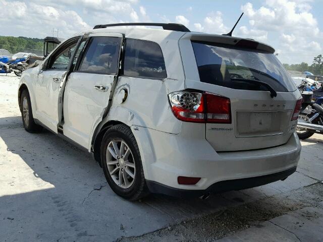 3C4PDCBG0ET296811 - 2014 DODGE JOURNEY SX WHITE photo 3