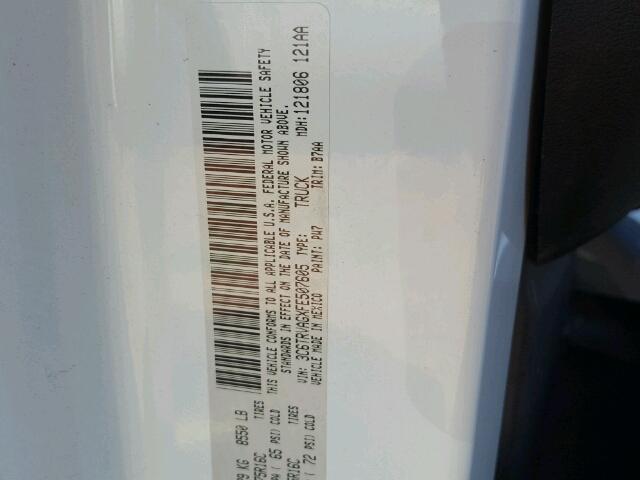 3C6TRVAGXFE507605 - 2015 RAM PROMASTER 白色 照片 10