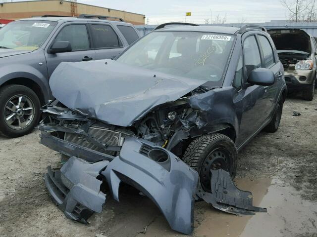 JS2YB413685108012 - 2008 SUZUKI SX4 BASE GRAY photo 2