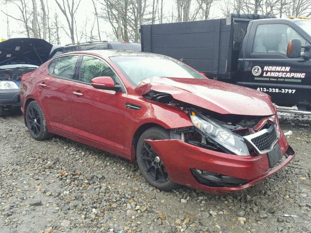 5XXGN4A71DG208797 - 2013 KIA OPTIMA EX RED photo 1