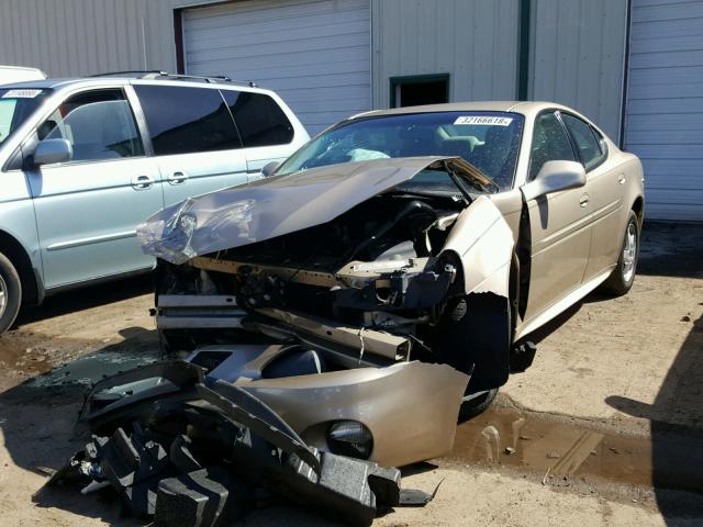 2G2WP522151203089 - 2005 PONTIAC GRAND PRIX Բեժ լուսանկար 2