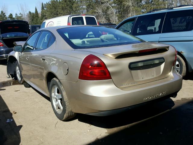 2G2WP522151203089 - 2005 PONTIAC GRAND PRIX Բեժ լուսանկար 3