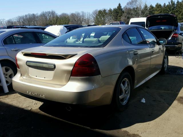2G2WP522151203089 - 2005 PONTIAC GRAND PRIX Բեժ լուսանկար 4