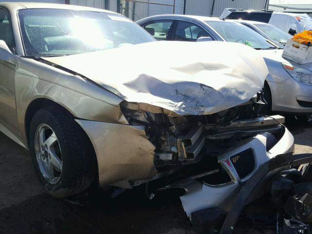 2G2WP522151203089 - 2005 PONTIAC GRAND PRIX Բեժ լուսանկար 9