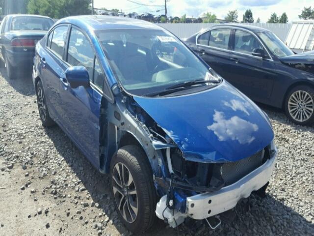 19XFB2F89FE236448 - 2015 HONDA CIVIC EX BLUE photo 1