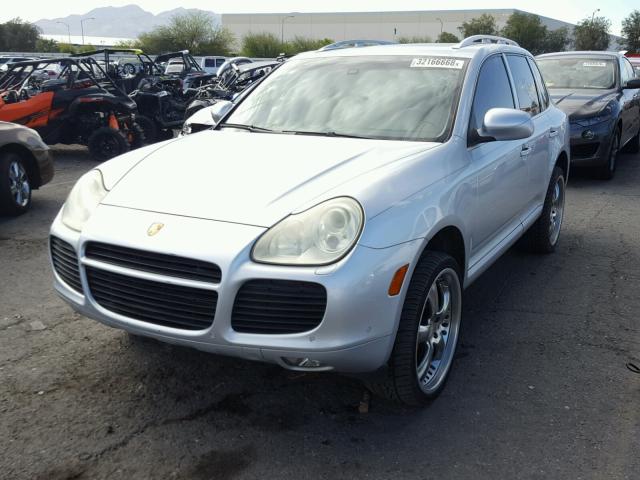 WP1AC29P64LA90927 - 2004 PORSCHE CAYENNE TU SILVER photo 2