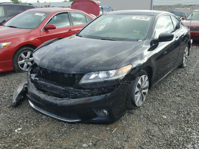 1HGCT1B38EA002583 - 2014 HONDA ACCORD LX- BLACK photo 2