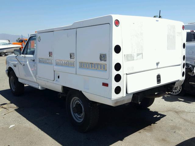 1FDHF37M5LKA84283 - 1990 FORD F350 WHITE photo 3