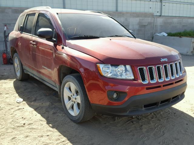 1C4NJDBB3DD262814 - 2013 JEEP COMPASS SP RED photo 1