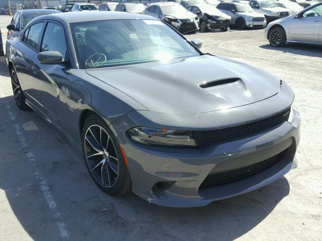 2C3CDXGJ9JH113178 - 2018 DODGE CHARGER R/ GRAY photo 1