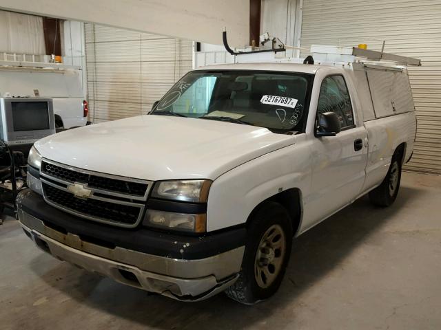 3GCEC14X46G254101 - 2006 CHEVROLET SILVERADO WHITE photo 2