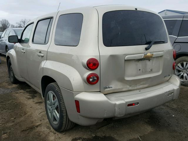 3GNCA13B59S570442 - 2009 CHEVROLET HHR LS Bej foto 3