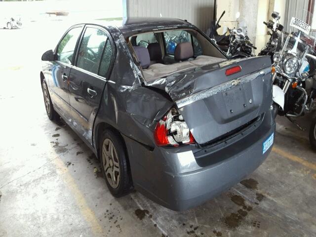 1G1ZS57FX7F259992 - 2007 CHEVROLET MALIBU LS 灰色 照片 3