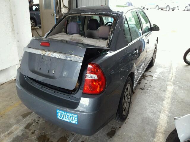 1G1ZS57FX7F259992 - 2007 CHEVROLET MALIBU LS 灰色 照片 4