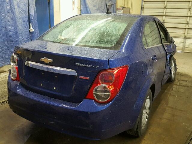 1G1JC5SB2D4246742 - 2013 CHEVROLET SONIC LT BLUE photo 4