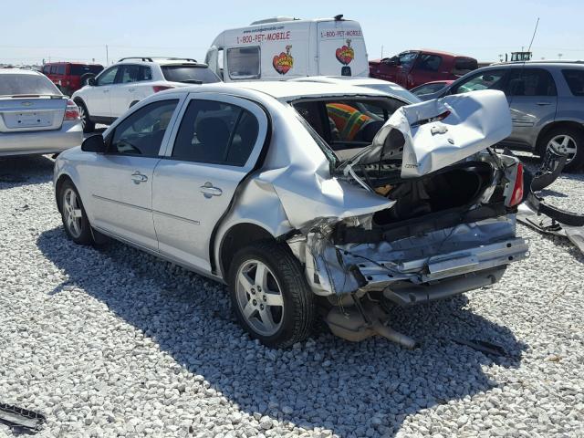 1G1AF5F51A7227265 - 2010 CHEVROLET COBALT 2LT SILVER photo 3