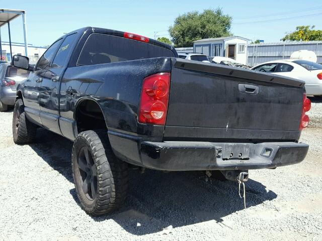 1D7HU18N98S605251 - 2008 DODGE RAM 1500 S BLACK photo 3