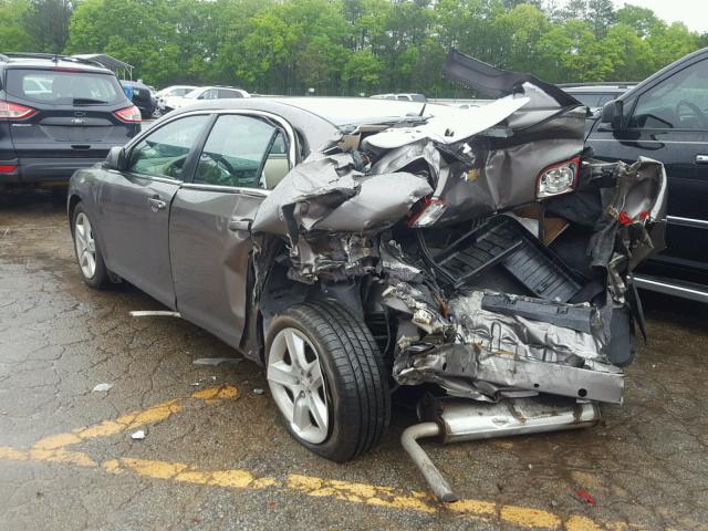 1G1ZB5E11BF318282 - 2011 CHEVROLET MALIBU LS ნაცრისფერი ფოტო 3