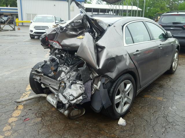 1G1ZB5E11BF318282 - 2011 CHEVROLET MALIBU LS ნაცრისფერი ფოტო 4