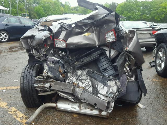 1G1ZB5E11BF318282 - 2011 CHEVROLET MALIBU LS ნაცრისფერი ფოტო 9