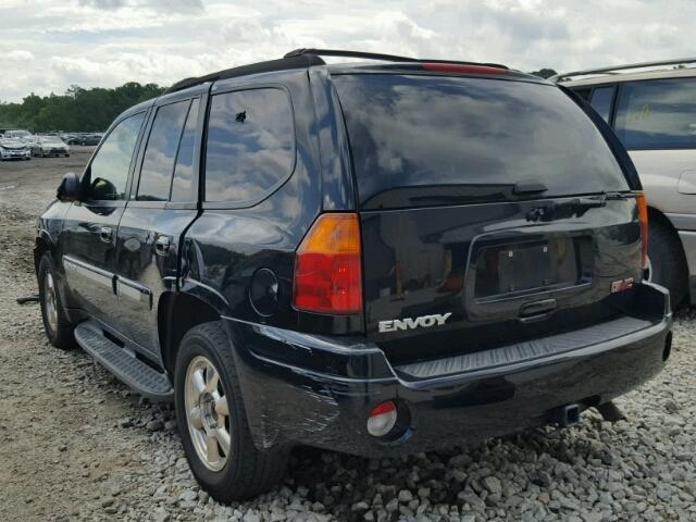 1GKDT13SX22429928 - 2002 GMC ENVOY BLACK photo 3