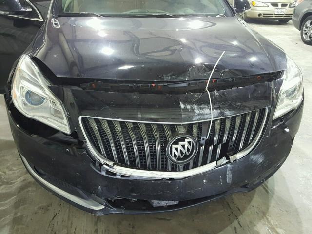 2G4GK5EX3G9159344 - 2016 BUICK REGAL BLACK photo 9