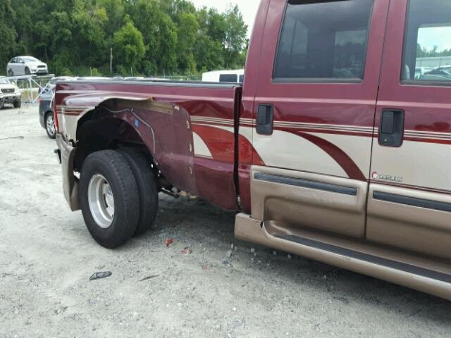 1FTWW32F7YEC58106 - 2000 FORD F350 SUPER RED photo 9