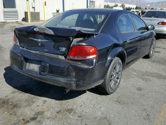 1C3EL46X06N107896 - 2006 CHRYSLER SEBRING BLACK photo 4