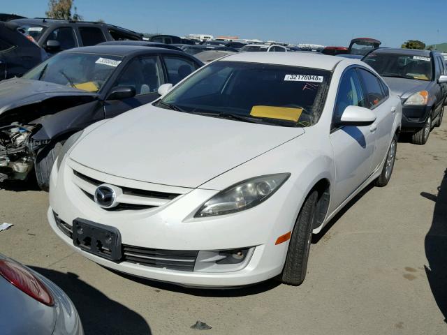 1YVHZ8CH6B5M06325 - 2011 MAZDA 6 I WHITE photo 2