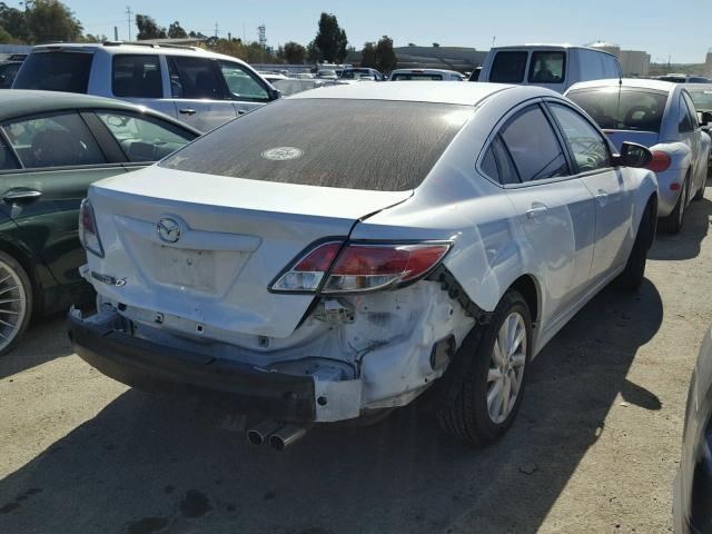 1YVHZ8CH6B5M06325 - 2011 MAZDA 6 I أبيض صورة 4