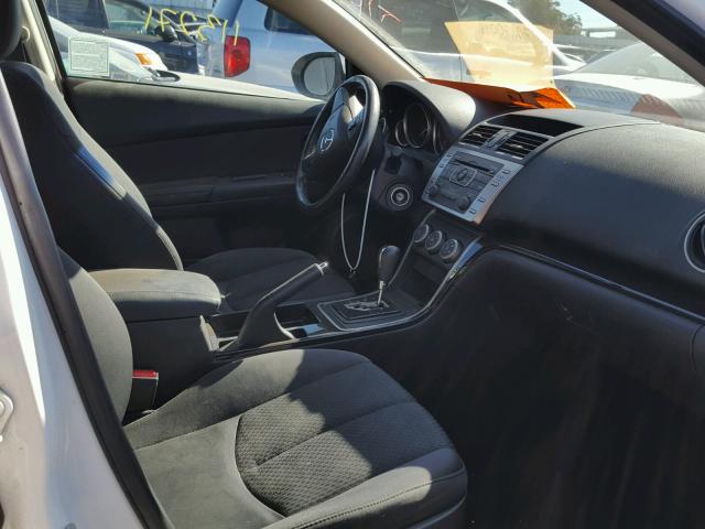 1YVHZ8CH6B5M06325 - 2011 MAZDA 6 I أبيض صورة 5
