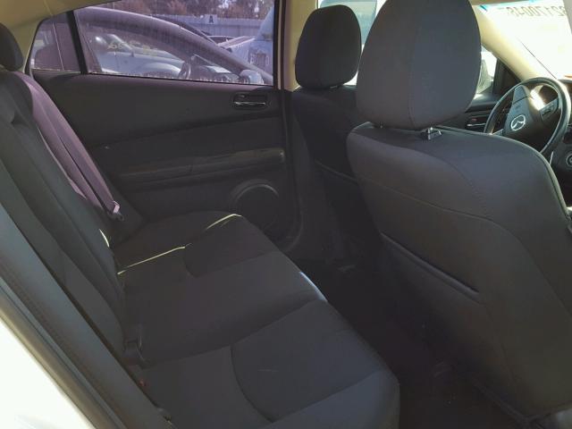1YVHZ8CH6B5M06325 - 2011 MAZDA 6 I أبيض صورة 6