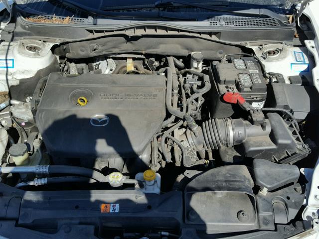 1YVHZ8CH6B5M06325 - 2011 MAZDA 6 I أبيض صورة 7