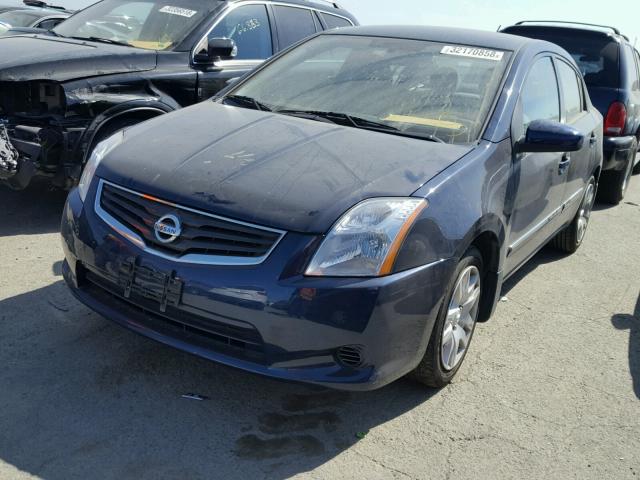 3N1AB6AP0BL664420 - 2011 NISSAN SENTRA 2.0 BLUE photo 2