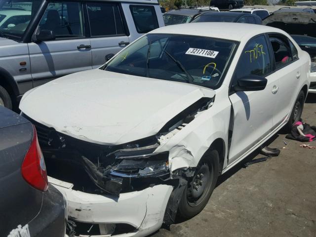3VW2K7AJ5DM268495 - 2013 VOLKSWAGEN JETTA BASE 白色 照片 2