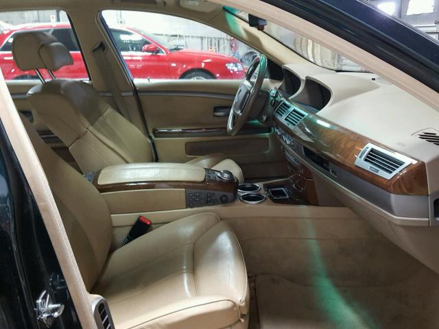 WBAHN83526DT31591 - 2006 BMW 750 LI GREEN photo 5