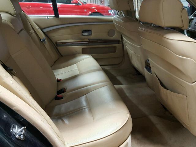 WBAHN83526DT31591 - 2006 BMW 750 LI GREEN photo 6