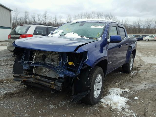 1GCGTCE3XG1307710 - 2016 CHEVROLET COLORADO L BLUE photo 2